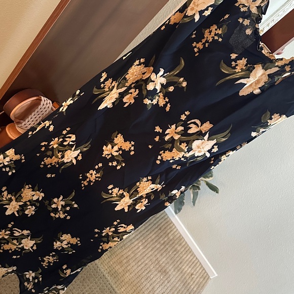 Reformation blue Floral Dress. NWOT - Picture 4 of 12
